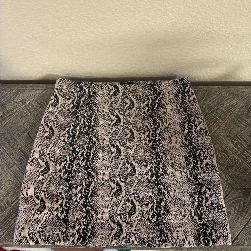 Free People Snake Pattern skirt